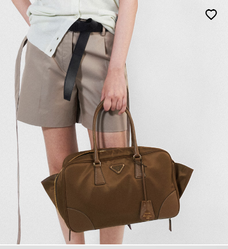 Prada Re-Edition 1978 large Re-Nylon and Saffiano leather two-handle bag 1BB114 Cocoa Brown Prada Re-Edition 1978 large Re-Nylon and Saffiano leather two-handle bag 1BB114 Cocoa Brown
