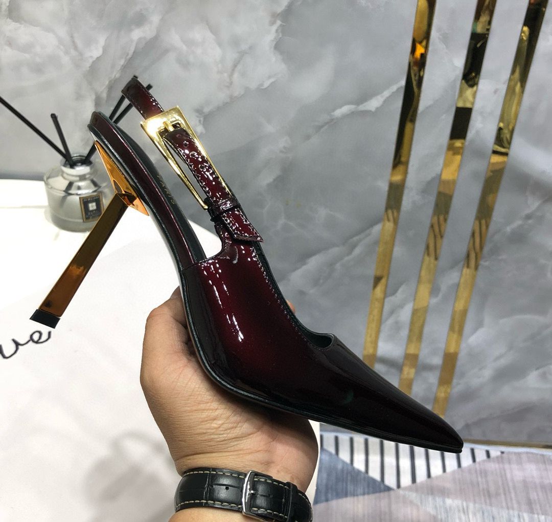 Yves Saint Laurent High Heels 10CM 11288 Wine Yves Saint Laurent High Heels 10CM 11288 Wine