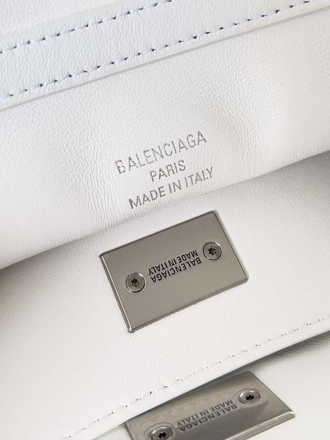 Balenciaga Rodeo Handbag smooth calfskin 795457 white