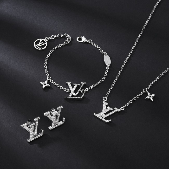 Louis Vuitton Necklace&Earrings&Bracelet CE16373