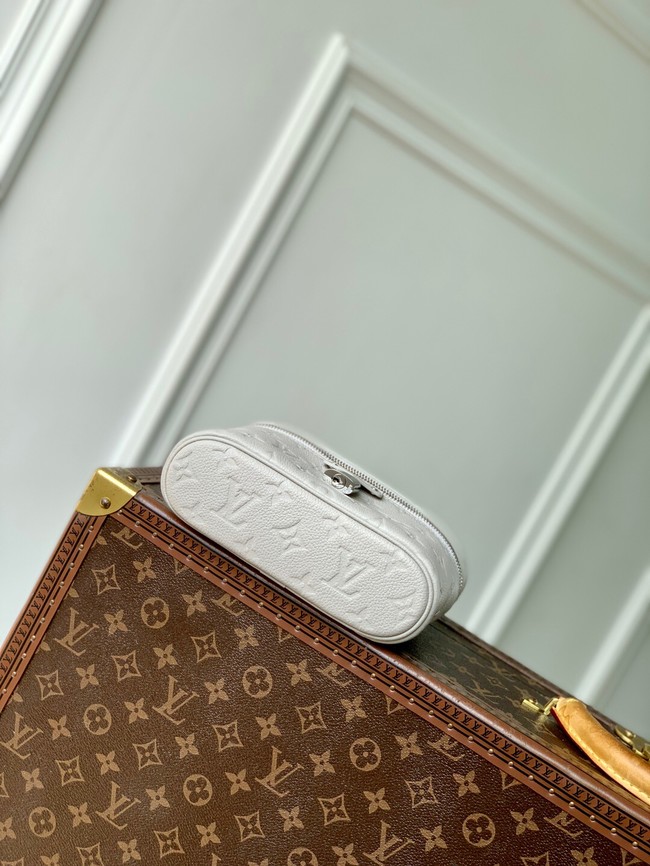 Louis Vuitton NEW Vanity Chain Pouch M13593 Brume Gray