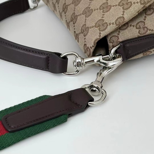 GUCCI HORSEBIT 1955 SOFT SMALL TOP HANDLE BAG  521617 brown