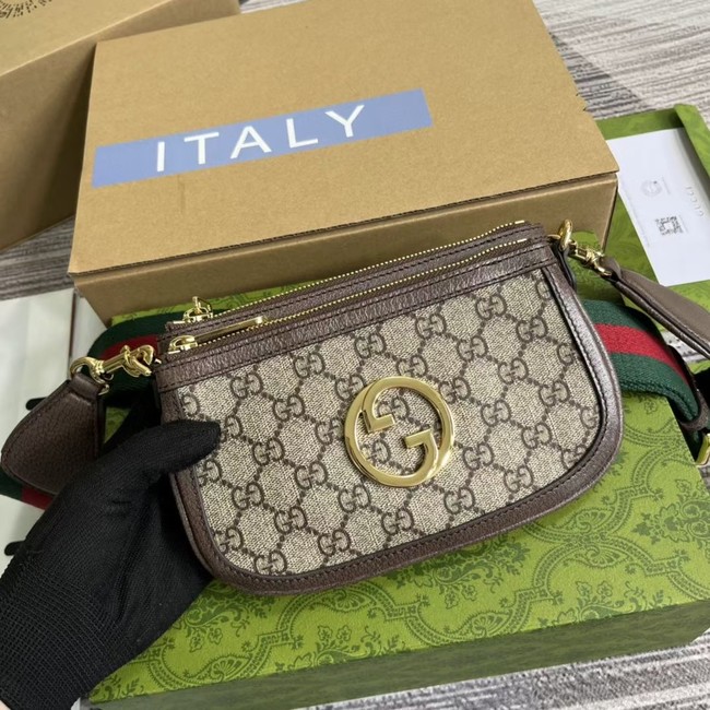 GUCCI OPHIDIA MINI BAG 724599 brown