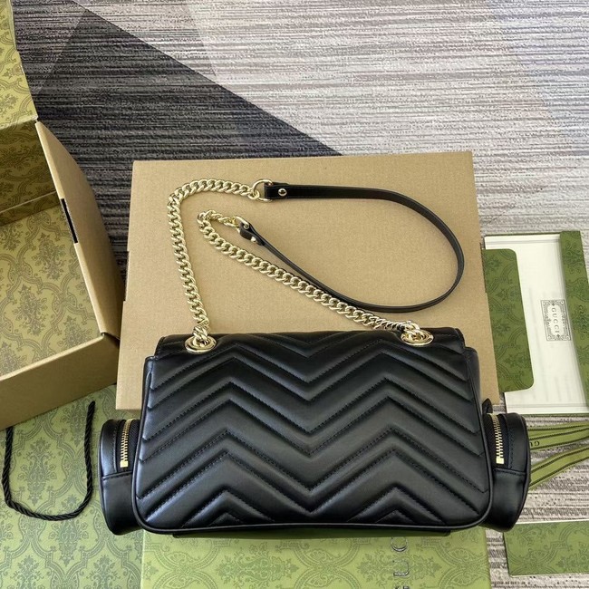 GUCCI GG MARMONT SMALL SHOULDER BAG 795228 black
