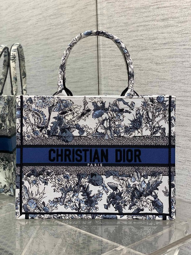 Medium Dior Book Tote Embroidery Embroidery M1296ZTDT-5