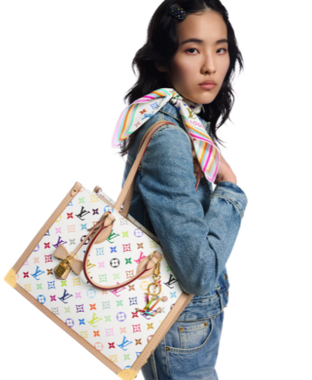 Louis Vuitton LV x TM OnTheGo MM COMING SOON M13079 white Louis Vuitton LV x TM OnTheGo MM COMING SOON M13079 white