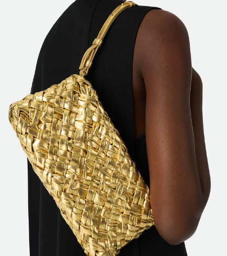 Bottega Veneta Kalimero Cha-Cha 785780 Gold Bottega Veneta Kalimero Cha-Cha 785780 Gold