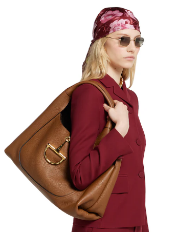 GUCCI SOFTBIT MAXI SHOULDER BAG 837466 Brown GUCCI SOFTBIT MAXI SHOULDER BAG 837466 Brown