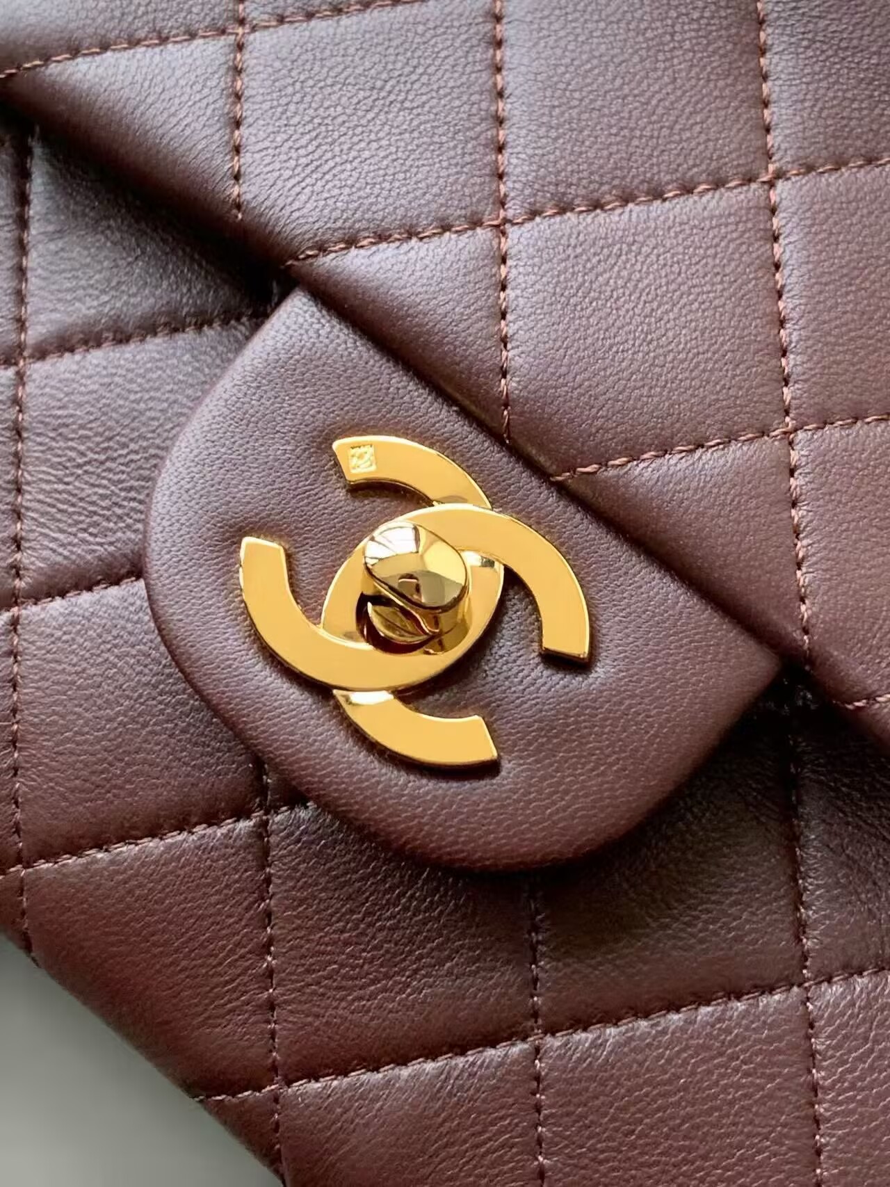 Chanel CLASSIC Original Leather11.12 HANDBAG 1112 Brown Chanel CLASSIC Original Leather11.12 HANDBAG 1112 Brown
