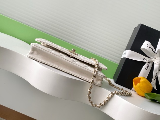 CHANEL Wallet On Chain AP4323 white