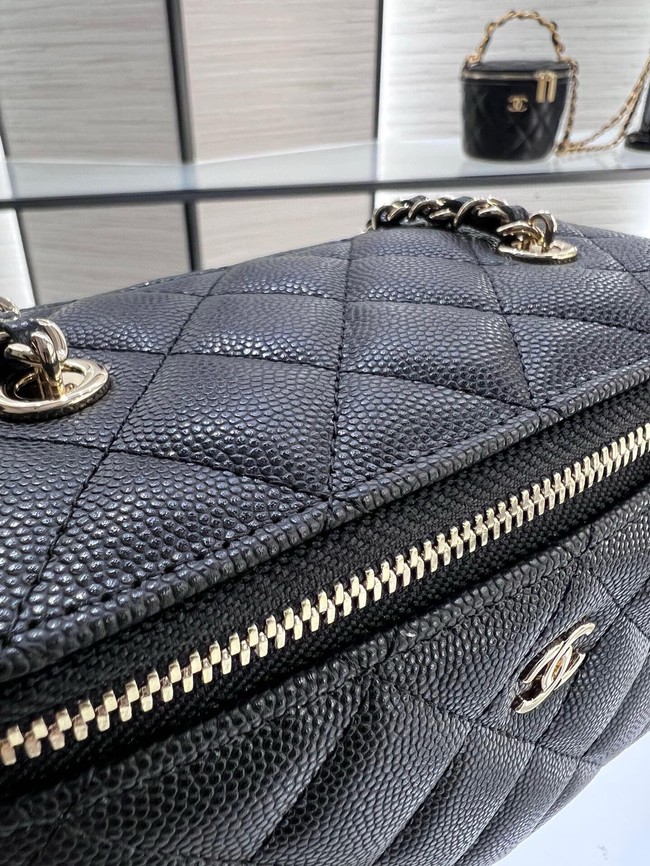 CHANEL Classic Small Vanity with Chain AP1341 black