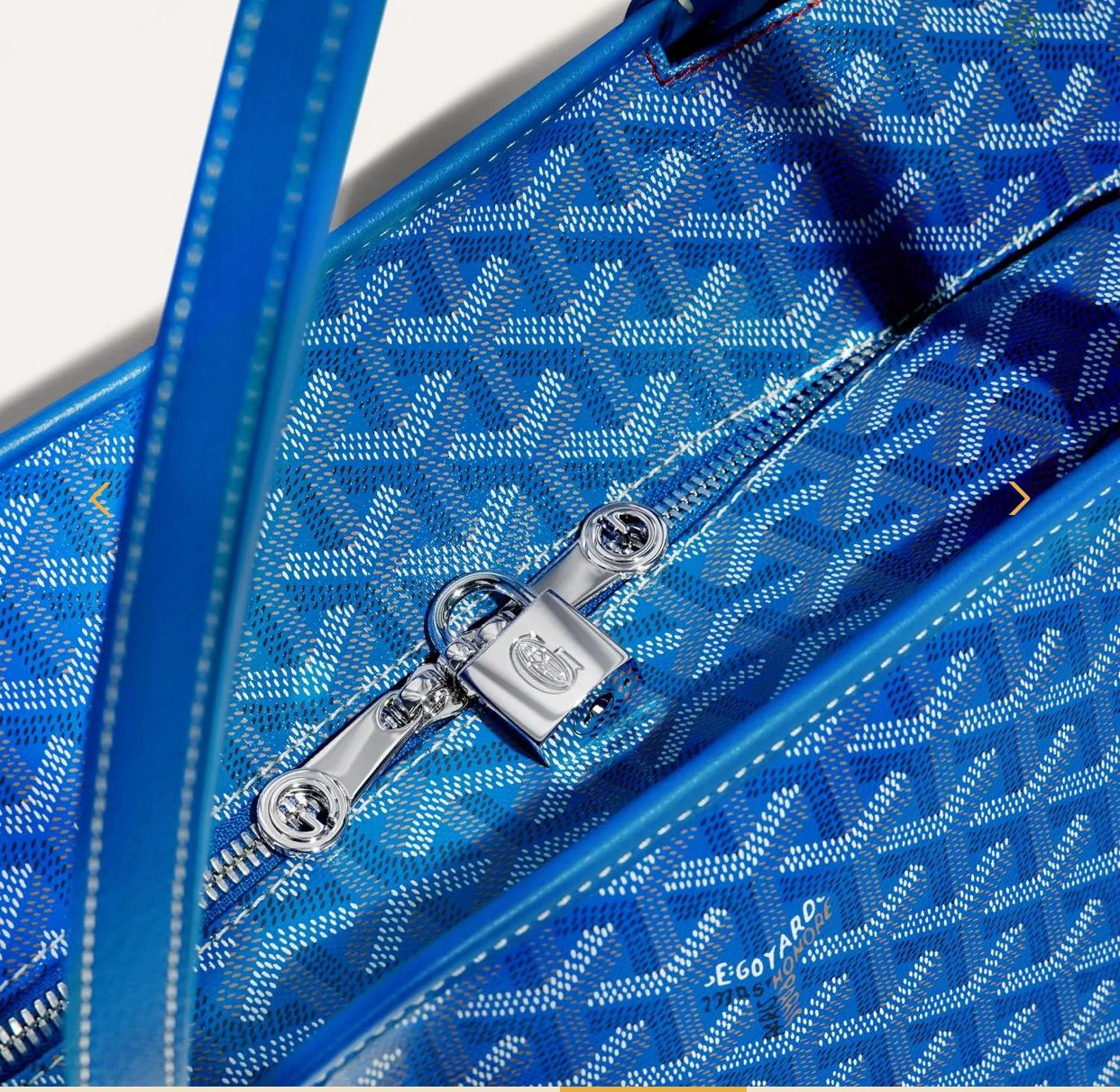 Goyard Artois GM Original Leather Bag G80945 Royal blue Goyard Artois GM Original Leather Bag G80945 Royal blue