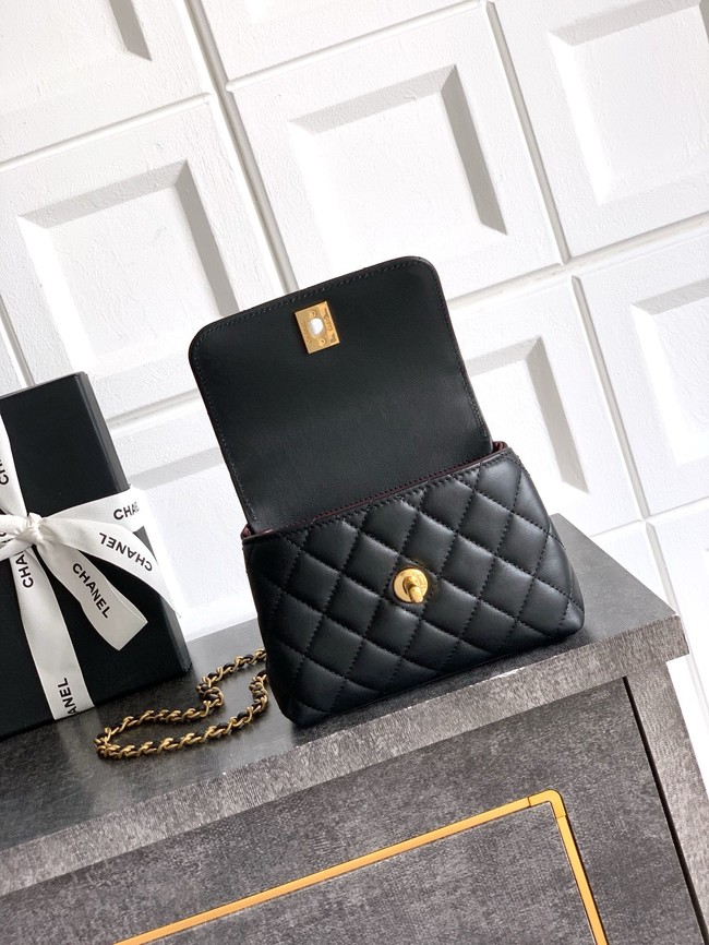 Chanel MINI FLAP BAG WITH TOP HANDLE AS2215-20