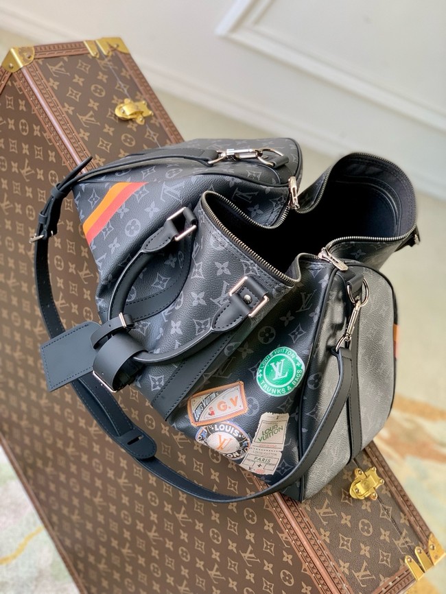 Louis Vuitton Keepall Bandouliere 45 M26435 black