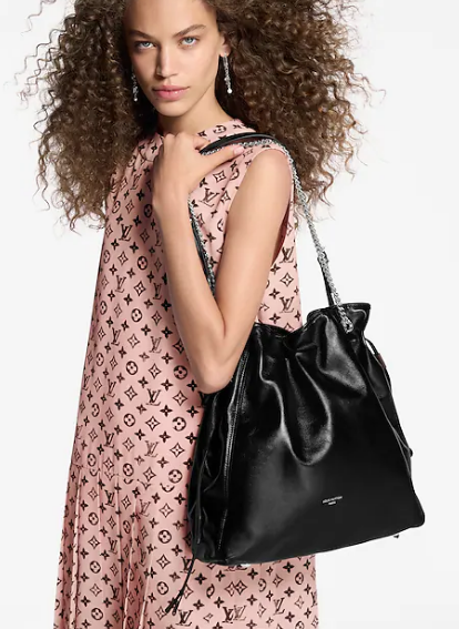 Louis Vuitton NEW Off Duty Vibe MM M25545 black Louis Vuitton NEW Off Duty Vibe MM M25545 black