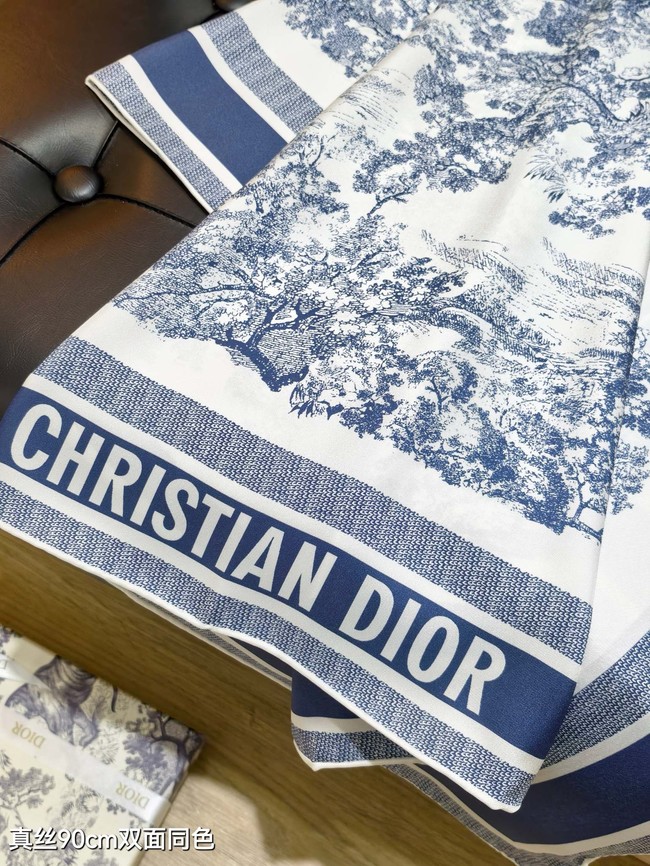 Dior 90 Square Scarf Silk Twill KY150