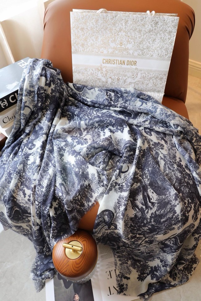 Dior Shawl Wool Silk and Cotton KY181