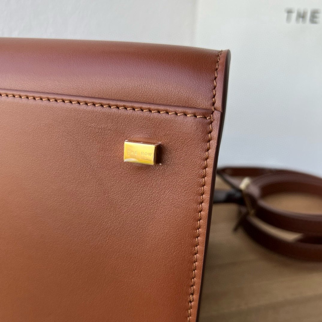 The Row Original Leather Handle Bag R70992 Brown The Row Original Leather Handle Bag R70992 Brown
