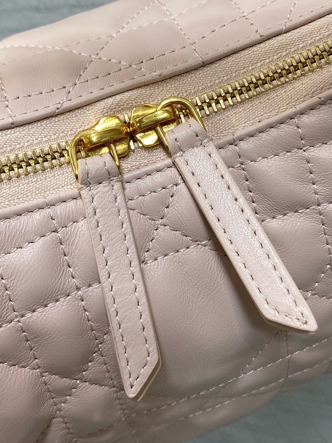 Dior Medium D-Dream Bag Macrocannage Lambskin M6323UU pink
