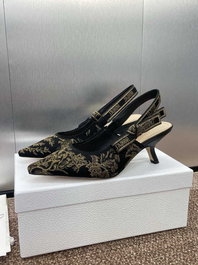 JAdior Slingback Pump Cotton Embroidered KCV367DLN-1
