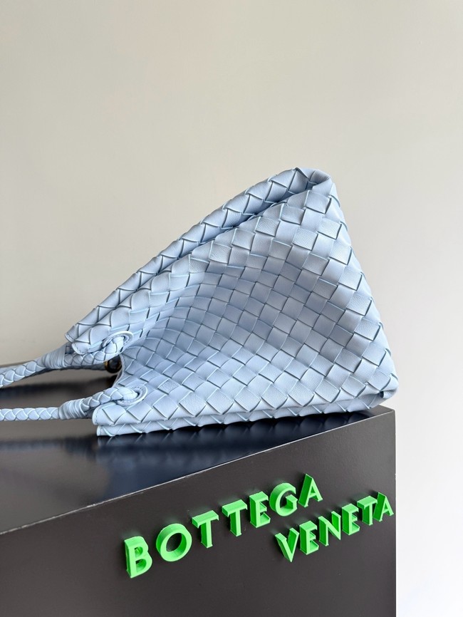 Bottega Veneta Parachute 826212 light blue&Brass finish