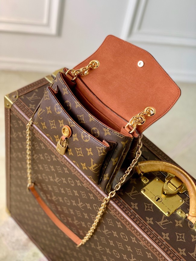 Louis Vuitton Monogram Canvas Shoulder Bag M27067 brown