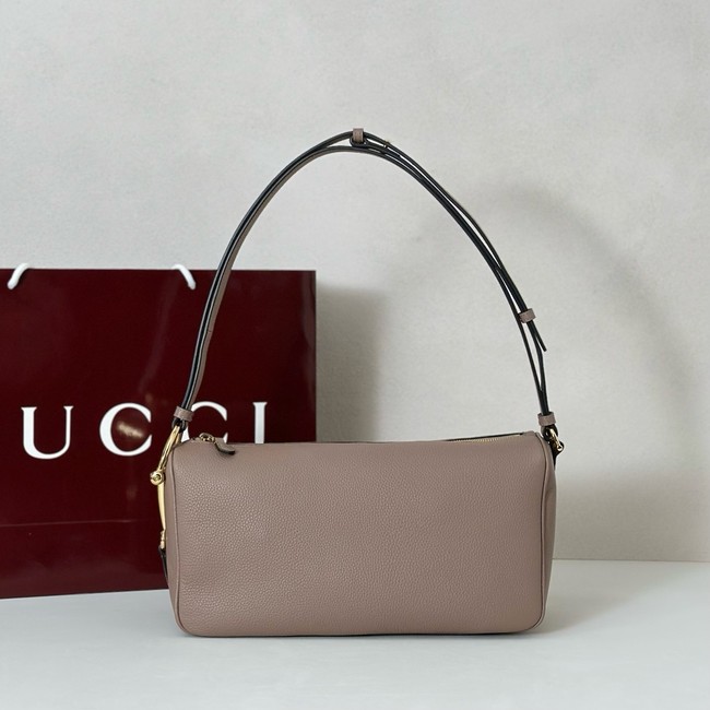 Gucci Half Horsebit medium shoulder bag 860787 gray