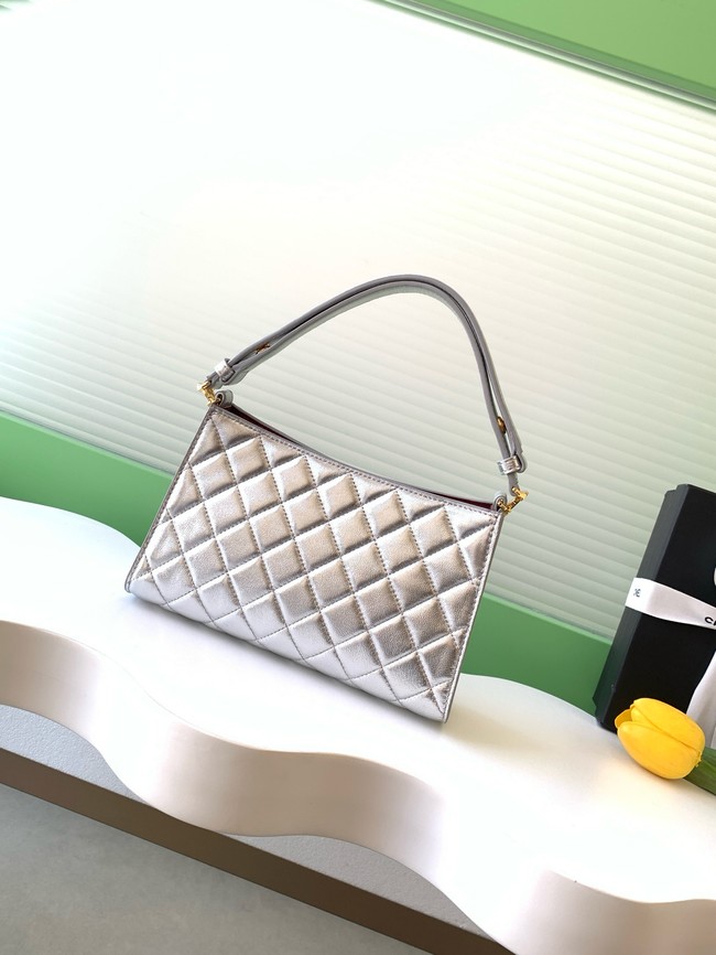 CHANEL Shoulder Bag AS6045 Silver