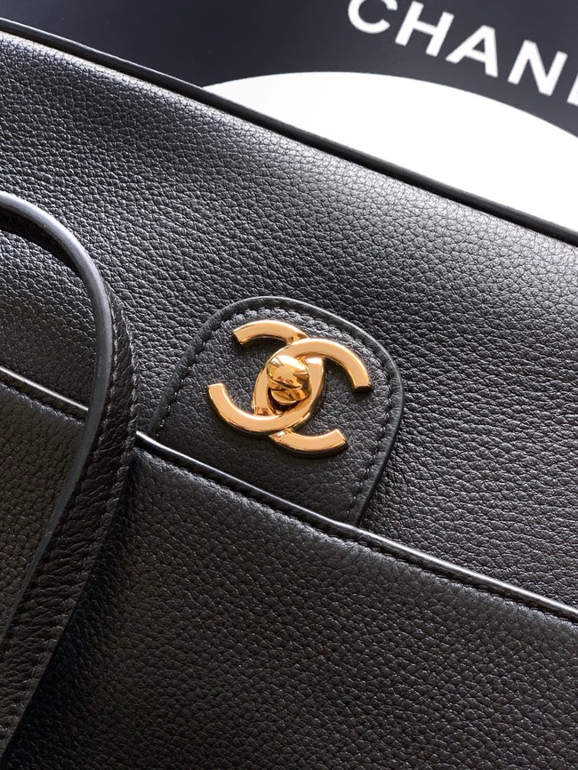 CHANEL Maxi Classic Handbag AS58601 black