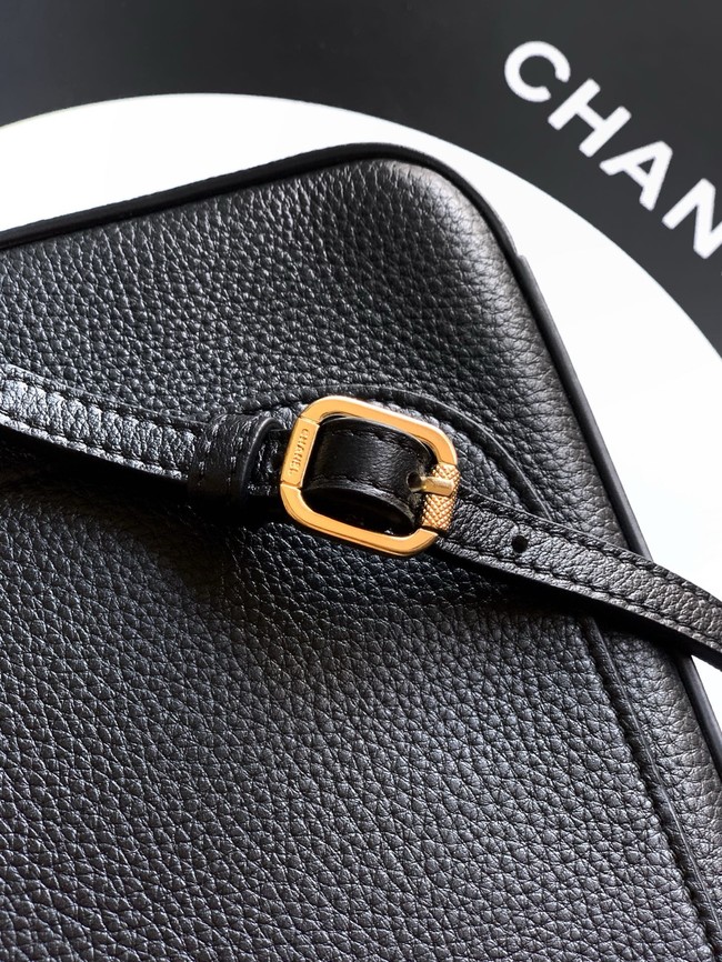 CHANEL Maxi Classic Handbag AS58601 black