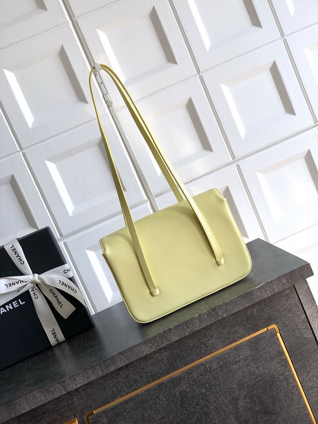 CHANEL Small Flap Bag AS6130 yellow
