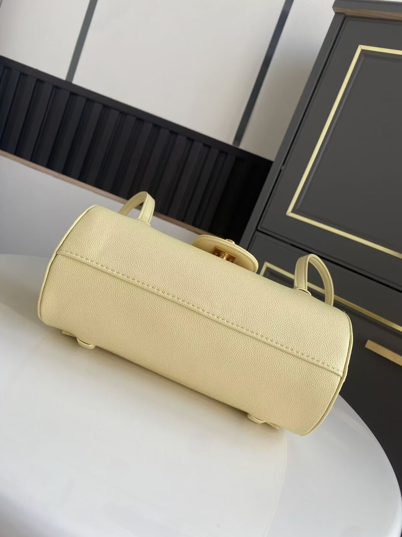 Chanel 26S Preppy Coco Top Handle Bag A53203 Yellow