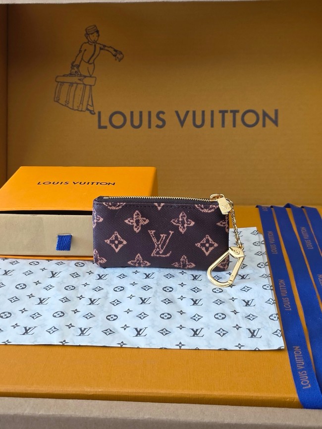 Louis Vuitton Key Pouch M27674 dark brown