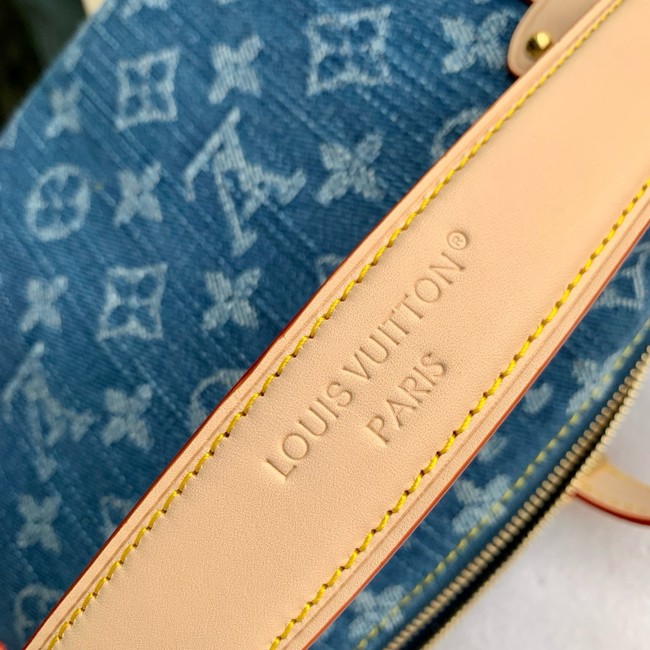Louis Vuitton Side Trunk MM M57450 Blue Denim