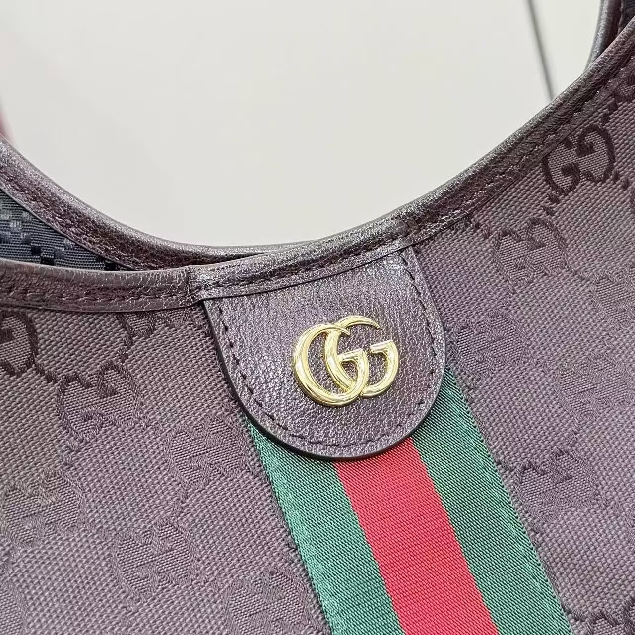 Gucci Giglio Large Tote Bag Variation GG Canvas 853971 Dark Brown Gucci Giglio Large Tote Bag Variation GG Canvas 853971 Dark Brown