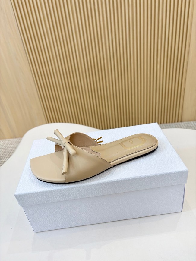Dior Bow Slide Apricot Lambskin KCO583L-5