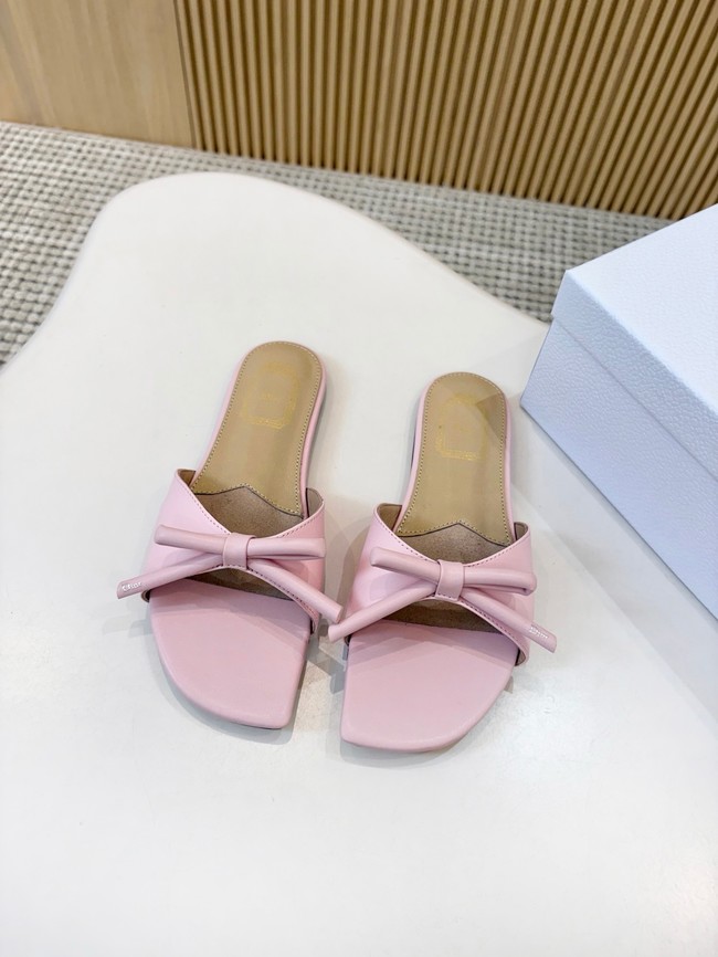 Dior Bow Slide Pink Lambskin KCO583L-2