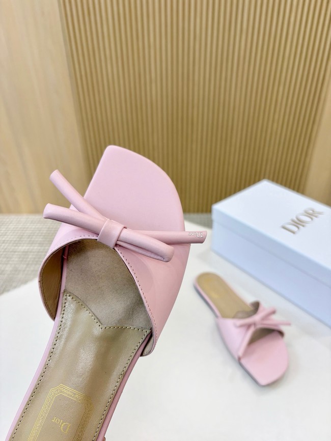 Dior Bow Slide Pink Lambskin KCO583L-2