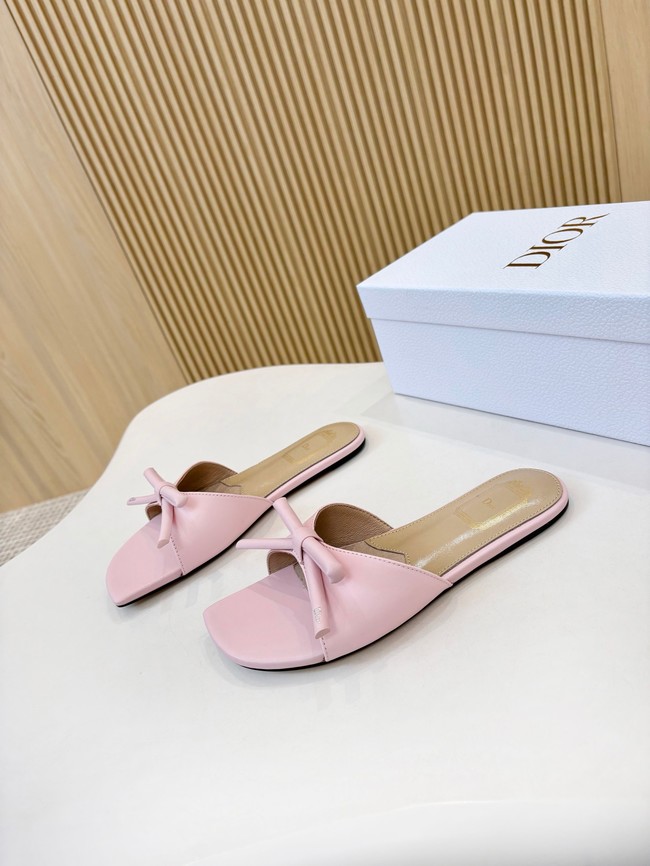 Dior Bow Slide Pink Lambskin KCO583L-2