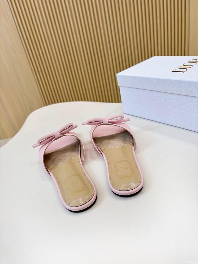 Dior Bow Slide Pink Lambskin KCO583L-2