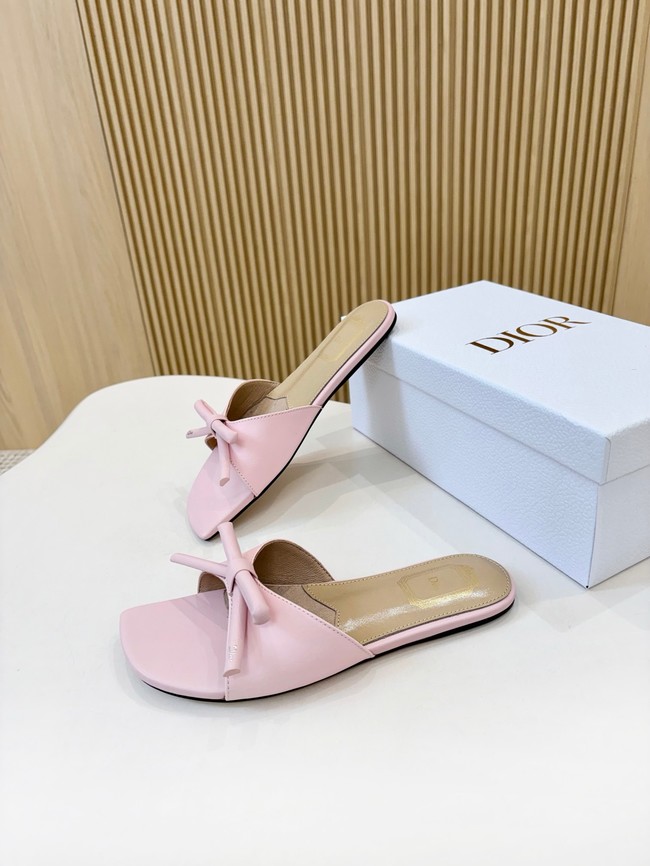 Dior Bow Slide Pink Lambskin KCO583L-2