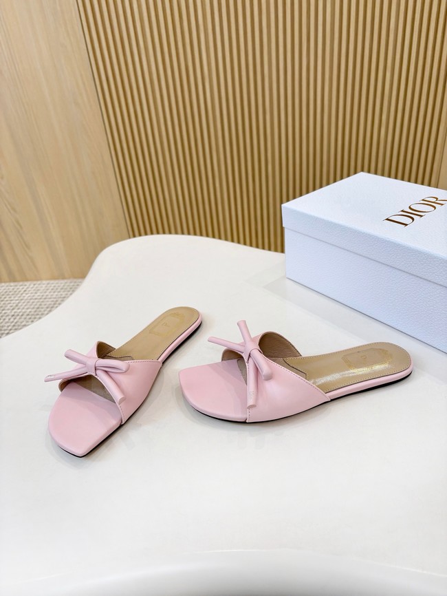 Dior Bow Slide Pink Lambskin KCO583L-2