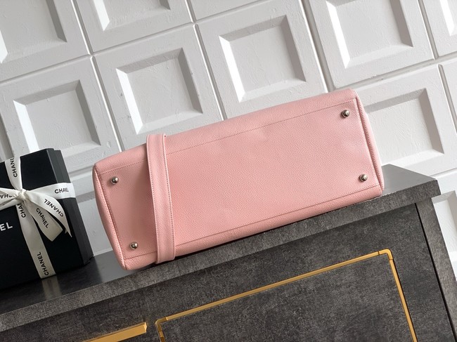 CHANEL Grained Calfskin Tote Bag AS2157 pink