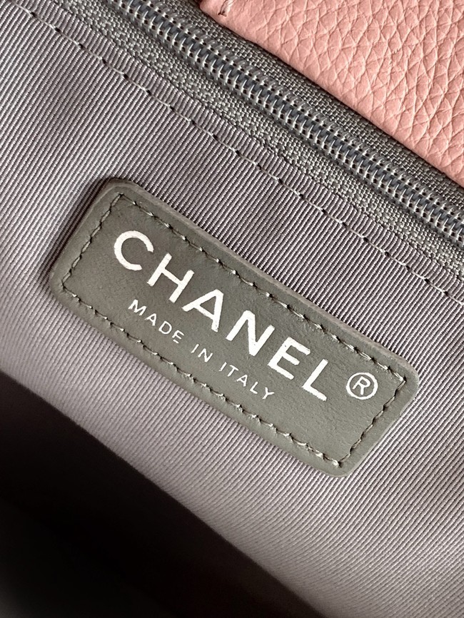 CHANEL Grained Calfskin Tote Bag AS2157 pink