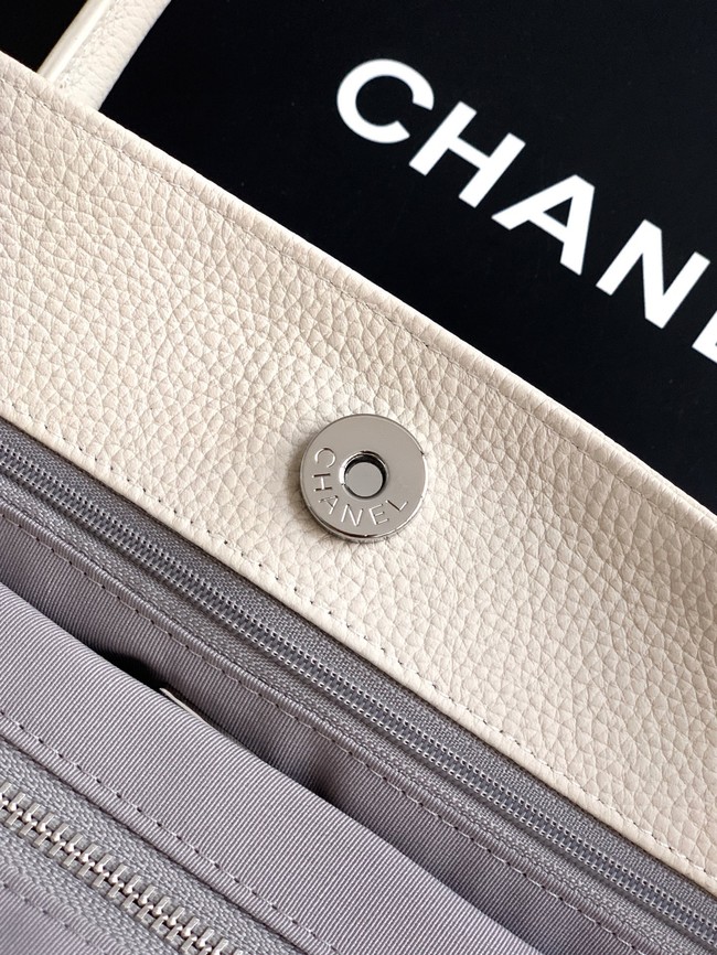 CHANEL Medium Tote Bag AS2156 Cream