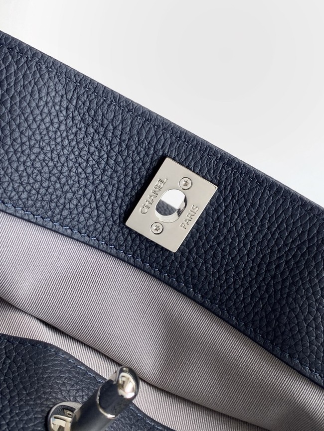 CHANEL Medium Tote Bag AS2156 dark blue