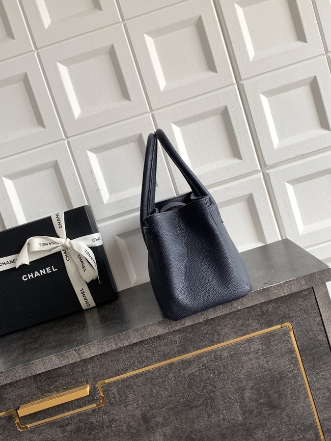 CHANEL Medium Tote Bag AS2156 dark blue