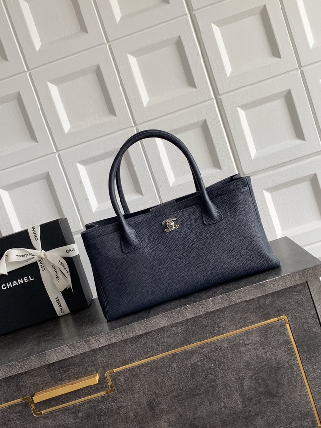 CHANEL Medium Tote Bag AS2156 dark blue