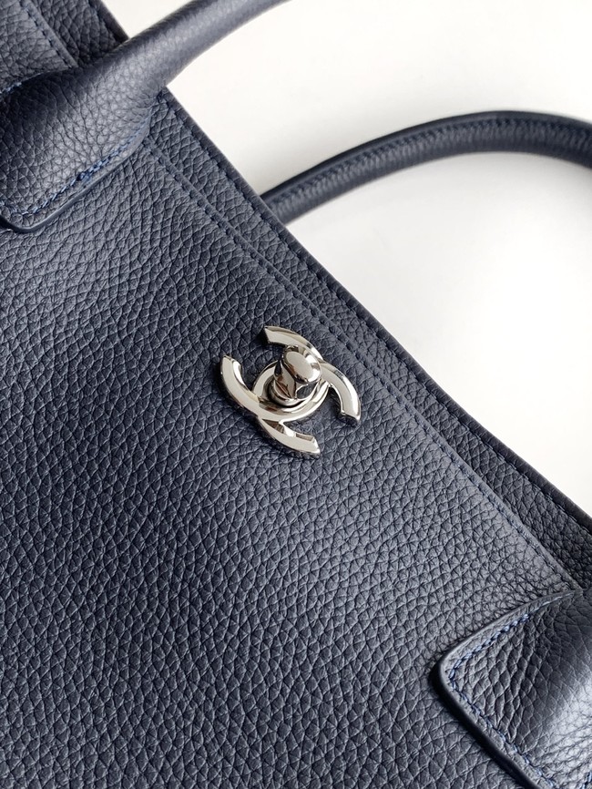 CHANEL Medium Tote Bag AS2156 dark blue