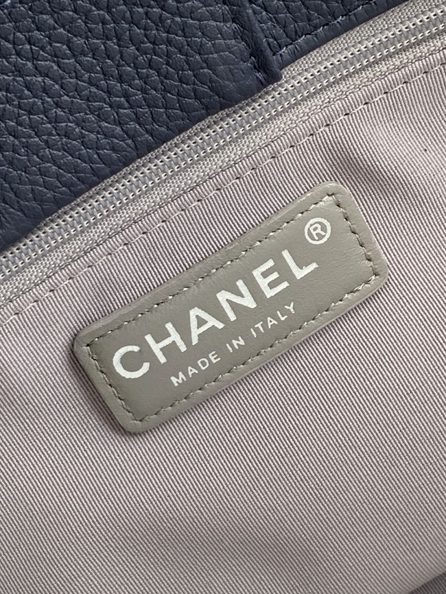 CHANEL Medium Tote Bag AS2156 dark blue